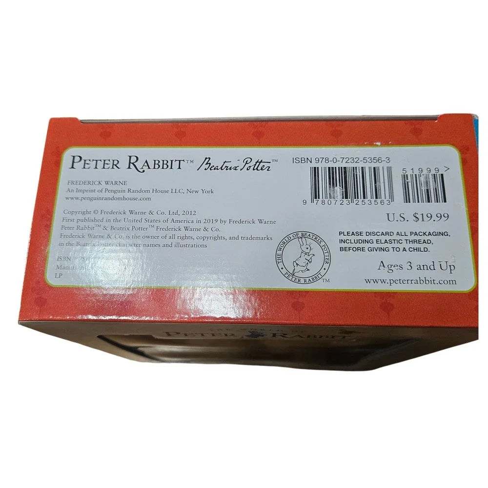 Peter Rabbit Book & Plush Toy Gift Set Beatrix Potter Hardcover Boxed